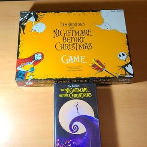 RARE Night Before Christmas Board Game + VHS